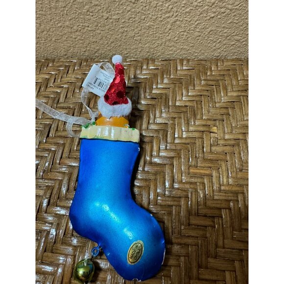 Vintage Cat-Themed Christmas Ornament Set With Stocking Cat Paper Garland - Picture 5 of 14